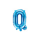Folieballon Licht Blauw Letter 'Q' - 35cm