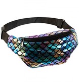 Heuptasje schubben metallic multikleur