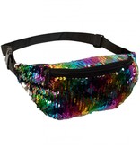 Heuptasje multikleur pailletten