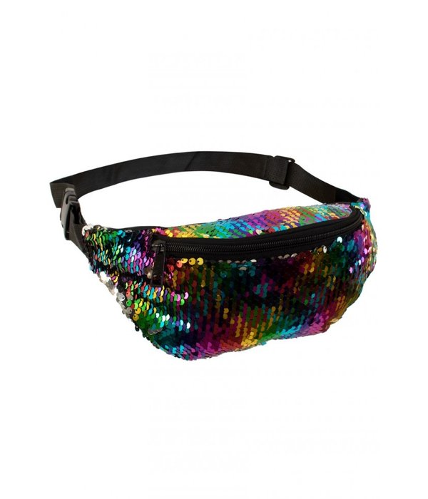 Heuptasje multikleur pailletten