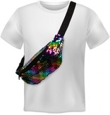 Heuptasje multikleur pailletten