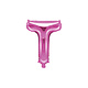Folieballon Letter 'T' Donker Roze - 35cm