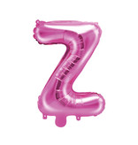 Folieballon Letter 'Z' Donker Roze - 35cm