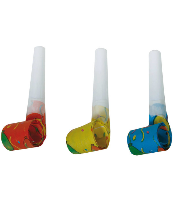 Gekleurde Roltongen Balloon - 6 Stuks