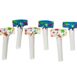 Gekleurde Roltongen Sterren - 6 Stuks