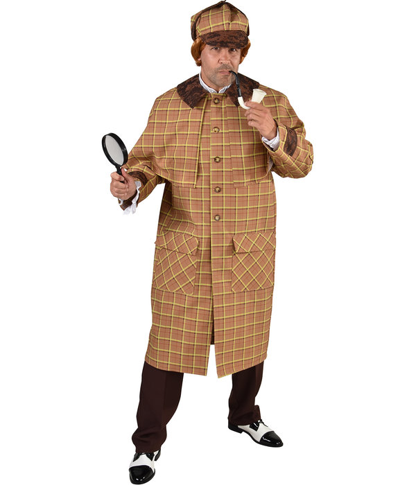 Sherlock Holmes kostuum man