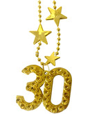 Goudkleurige Ketting 30 Jaar