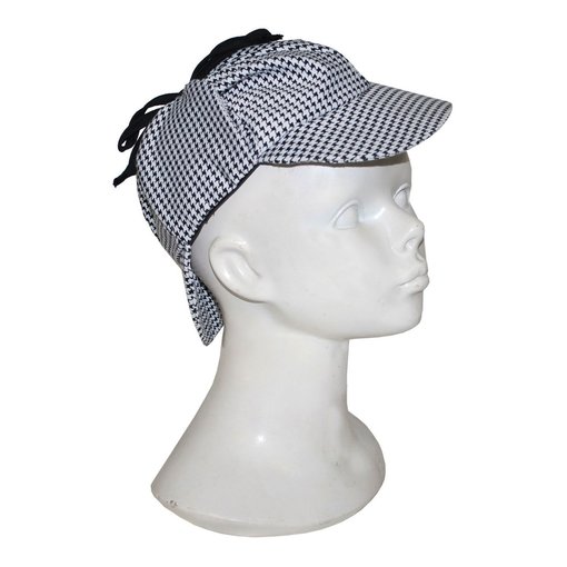 Hoed Sherlock Holmes Zwart/Wit