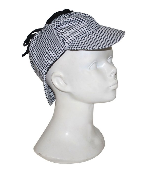 Hoed Sherlock Holmes Zwart/Wit