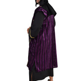 Zwart/Paars Sjeik kostuum deluxe