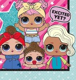 Servetten L.O.L Surprise - 16 Stuks