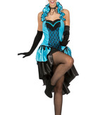 Jurk Saloon Girl Dames Luxe