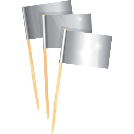 Cocktailprikkers Zilver 25 Jaar Huwelijk