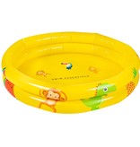 Geel babyzwembad rond