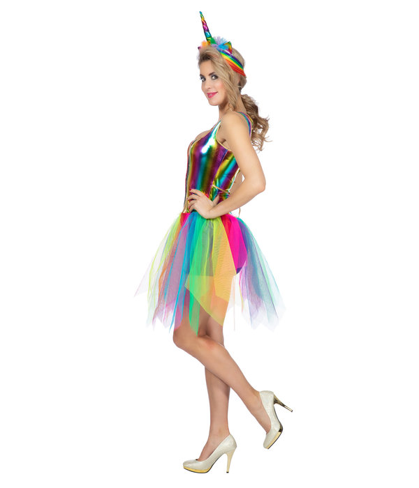 Jurk Regenboog Eenhoorn Dames
