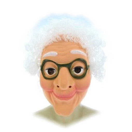 Masker Sarah met haar