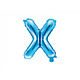 Folieballon Licht Blauw Letter 'X' - 35cm