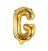 Folieballon Goud Letter 'G' - 35cm