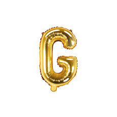 Folieballon Goud Letter 'G' - 35cm