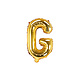 Folieballon Goud Letter 'G' - 35cm