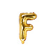 Folieballon Goud Letter 'F' - 35cm