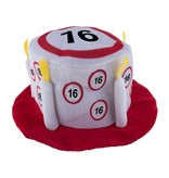 Feesthoed Verkeersborden 16 jaar