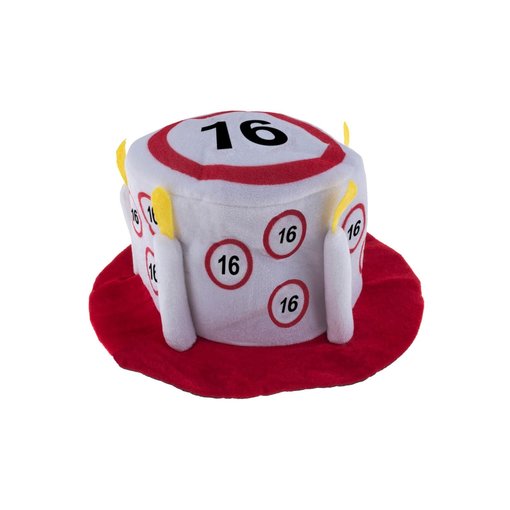 Feesthoed Verkeersborden 16 jaar