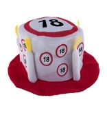 Feesthoed Verkeersborden 18 jaar