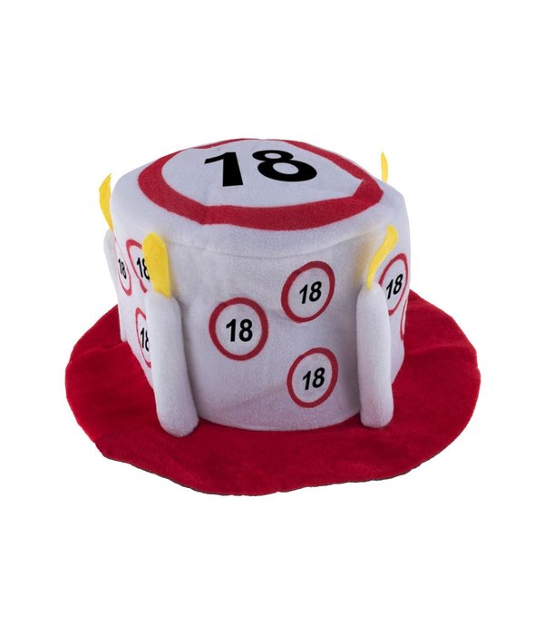 Feesthoed Verkeersborden 18 jaar