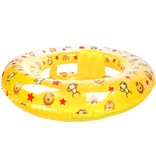 Baby Zwemzitje Circusprint Geel