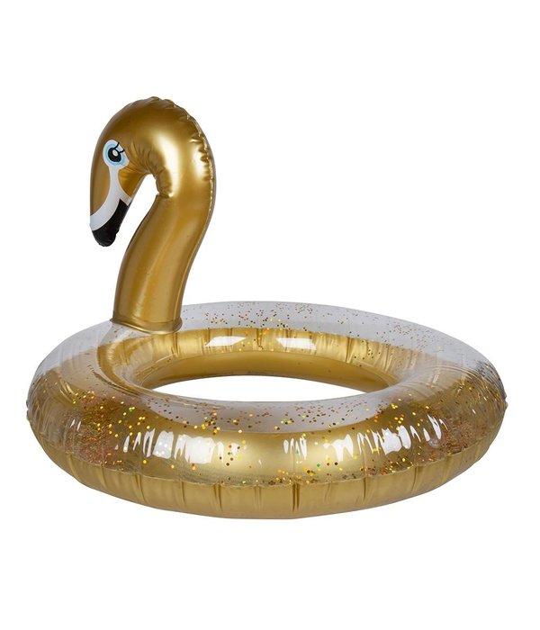 Opblaasbare Zwemband Glitter Zwaan Kind