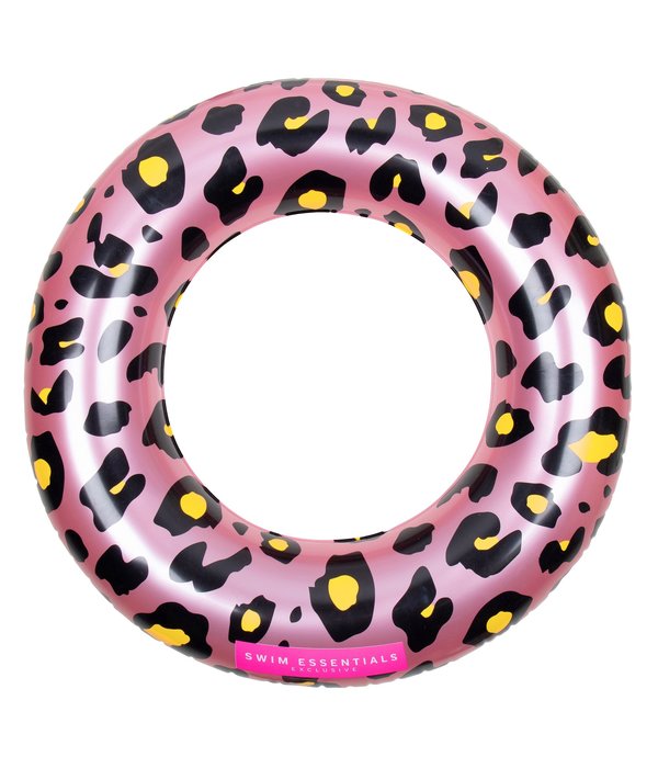 Opblaasbare Zwemband Panterprint Roze