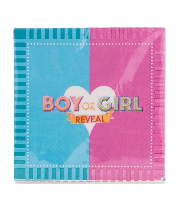Reveal Party Servetten 20 stuks
