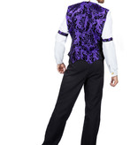 Gilet Heren Western Barok Paars