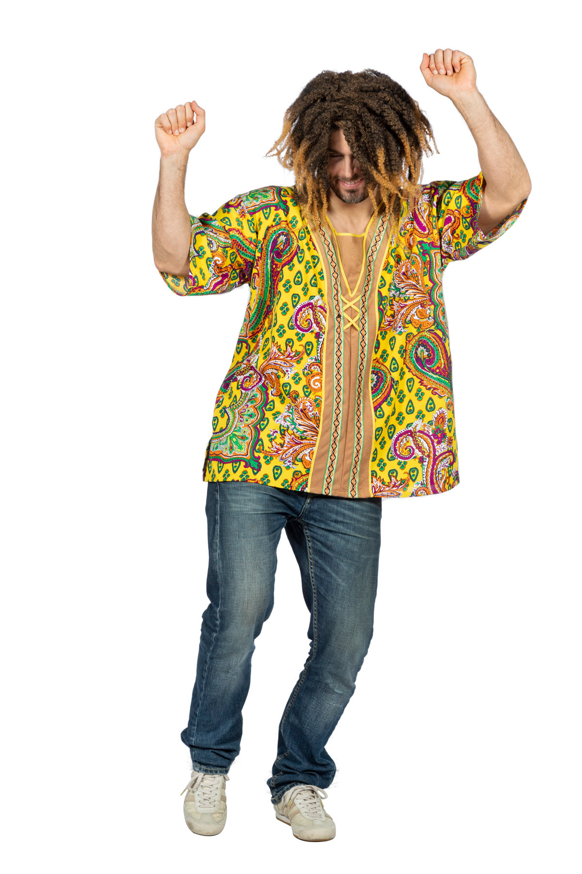 Hippie Woodstock Shirt Heren - Feestbazaar.nl