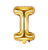 Folieballon Goud Letter 'I' - 35cm