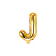 Folieballon Goud Letter 'J' - 35cm