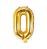 Folieballon Goud Letter 'O' - 35cm