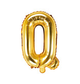 Folieballon Goud Letter 'Q' - 35cm