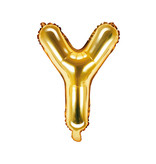 Folieballon Goud Letter 'Y' - 35cm