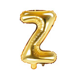 Folieballon Goud Letter 'Z' - 35cm