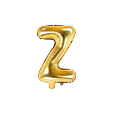 Folieballon Goud Letter 'Z' - 35cm