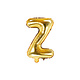 Folieballon Goud Letter 'Z' - 35cm