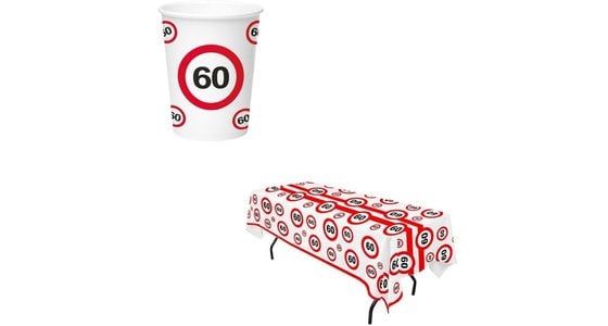 Tafeldecoratie 60 jaar