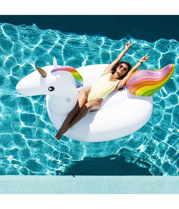 Opblaasbare eenhoorn Luchtbed 150cm