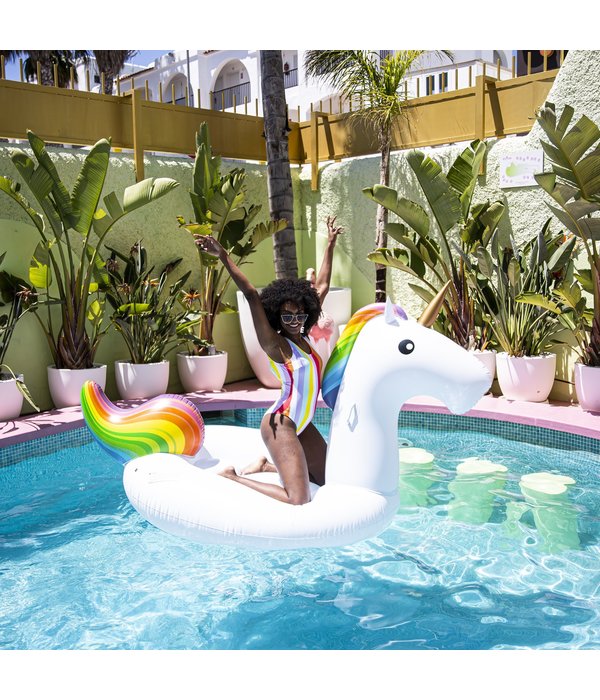 Opblaasbare eenhoorn Luchtbed 150cm