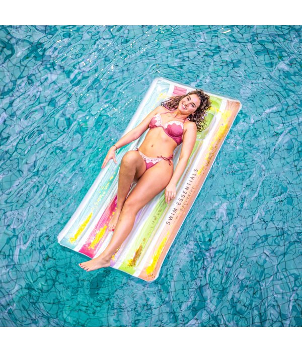 Regenboog Glitter Luchtbed