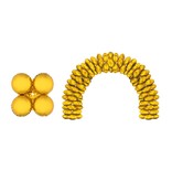 Folieballonnen Ballonnenboog Goud Rond - 10 Stuks