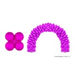 Folieballonnen Ballonnenboog Fuchsia Rond - 10 Stuks