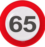 65 Jaar Verkeersbord Borden - 8 stuks